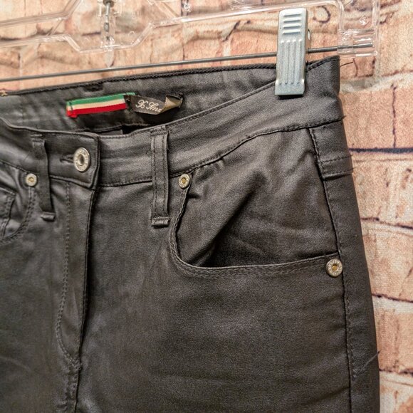PLEASE Made In Italy European Style 100% Polyurethane Jeans Size X Small - Picture 8 of 15